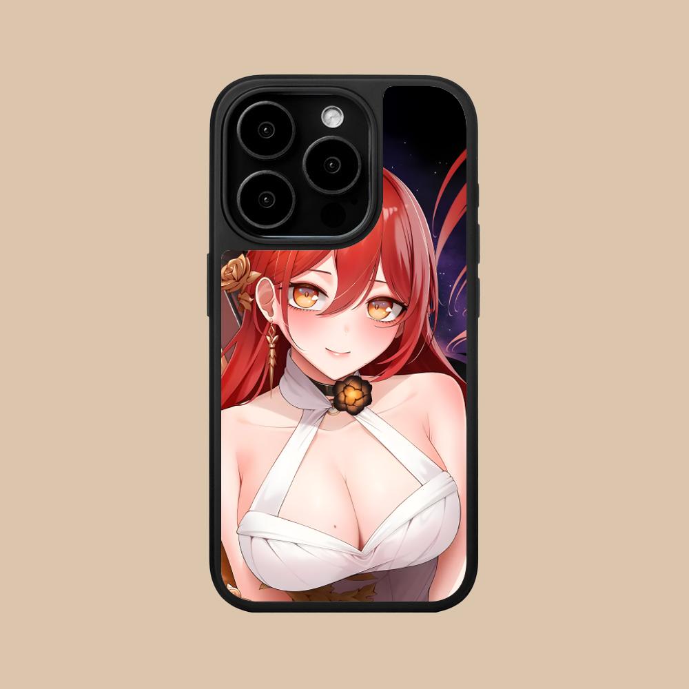 HSR Himeko Matte Surface Mobile Phone Case for iPhone 17 16 15 14 13 12 11 Air Pro Max Plus Colorful Cover