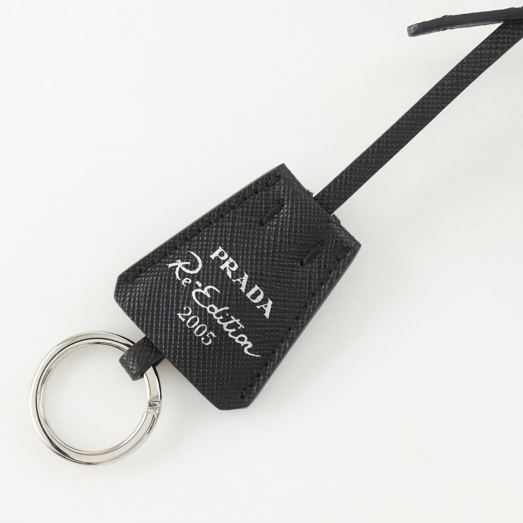 PRADA Re-edition 2005 Re-nylon Shoulder Bag 1BH204 NERO black Nylon/Safiano Women Used