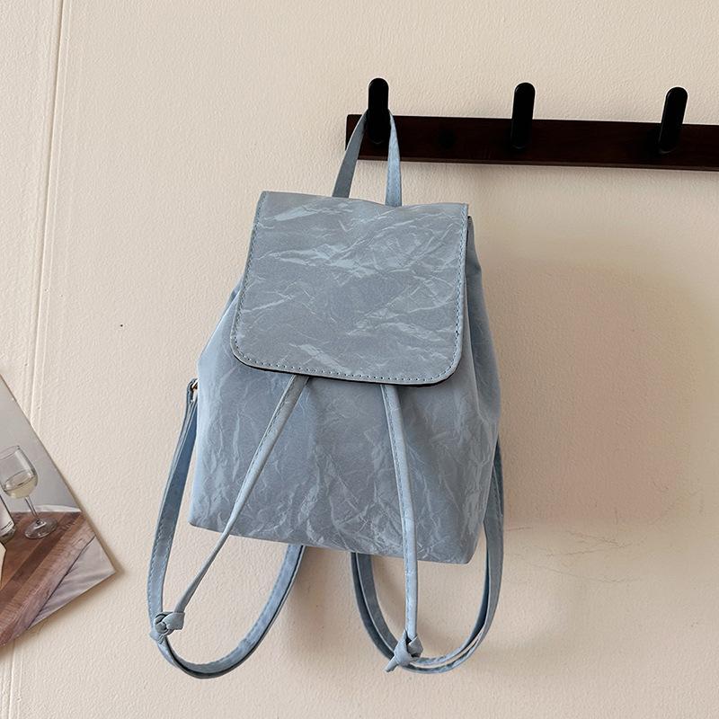 Premium Texture Exquisite and Beautiful Retro Backpack New Simple and Versatile Student Schoolbag Commuter Bag