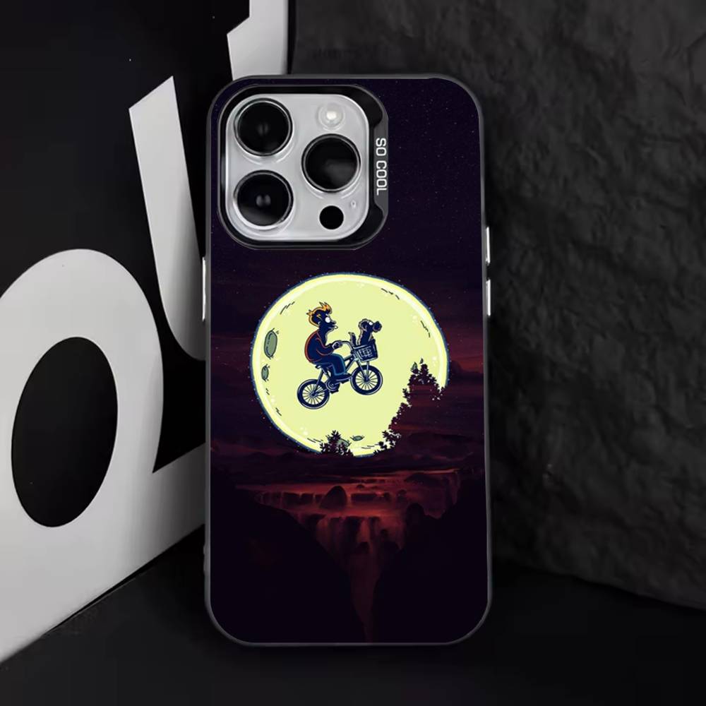 F-Futurama Funny B-Bender Phone Case For iPhone 16,15,14,13,12,11,8,7,Pro,Max,Plus,Mini,XS,SE Anti Fall Black Matte Hard