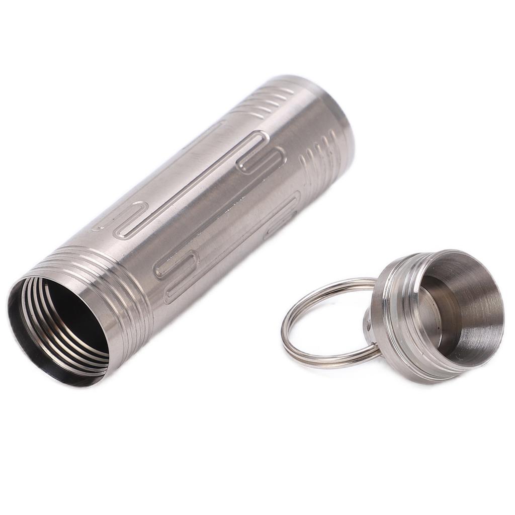 TLSC005 Cylindrical Sealed Pill Bottle Antirust Waterproof Outdoor Sealed Medicine Bottle Container