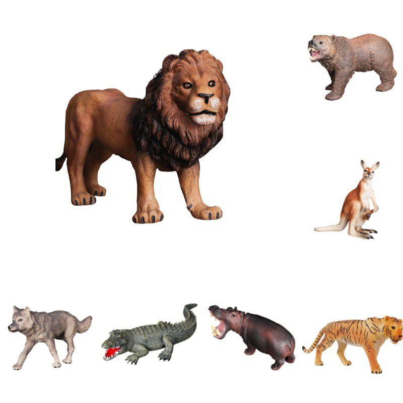 Realistic Wild Animal Model Toy Kit Perfect For Animal-themed Parties And Educational Playtime