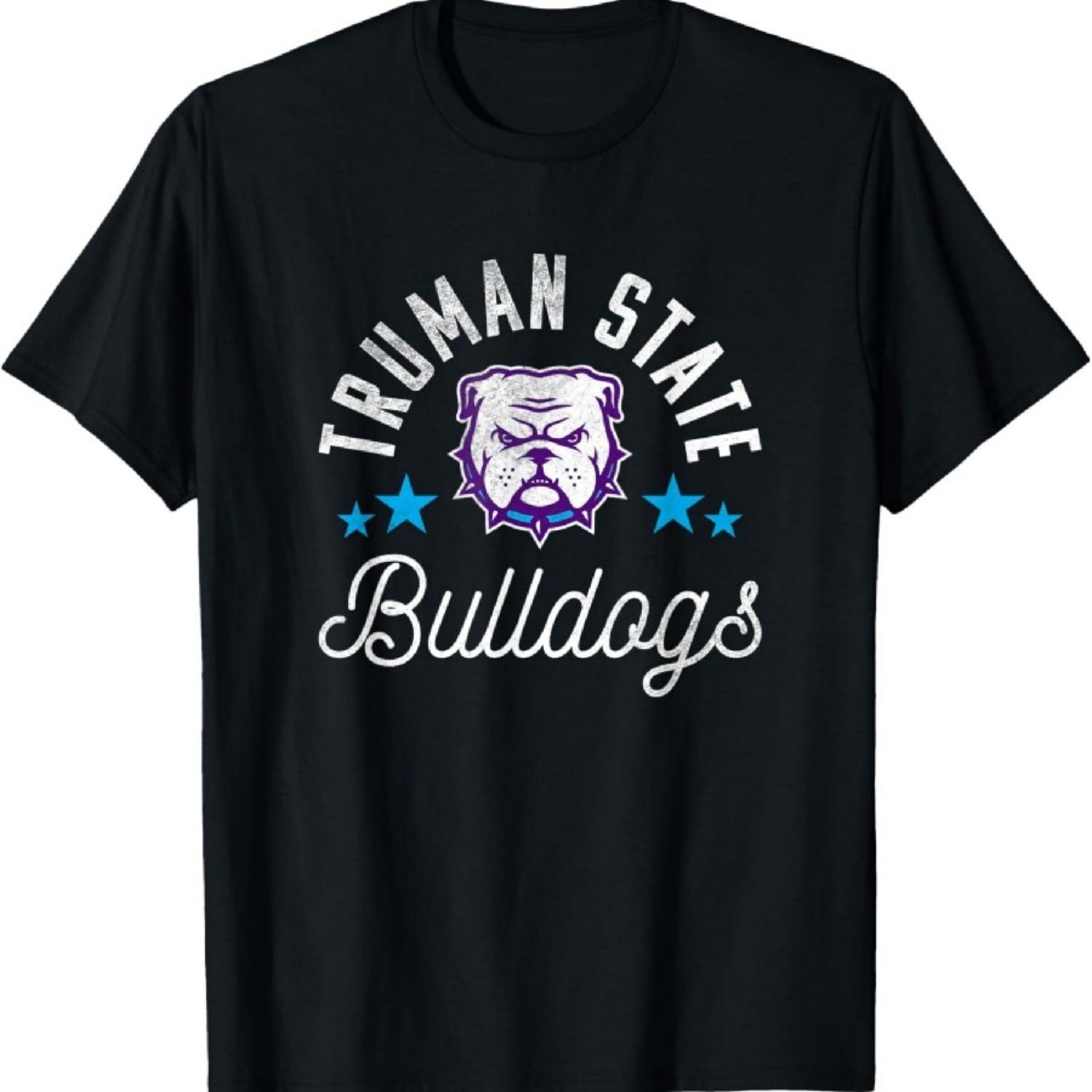 Футболка с логотипом Bulldogs Университета штата Трумэн XXXXXL чёрный