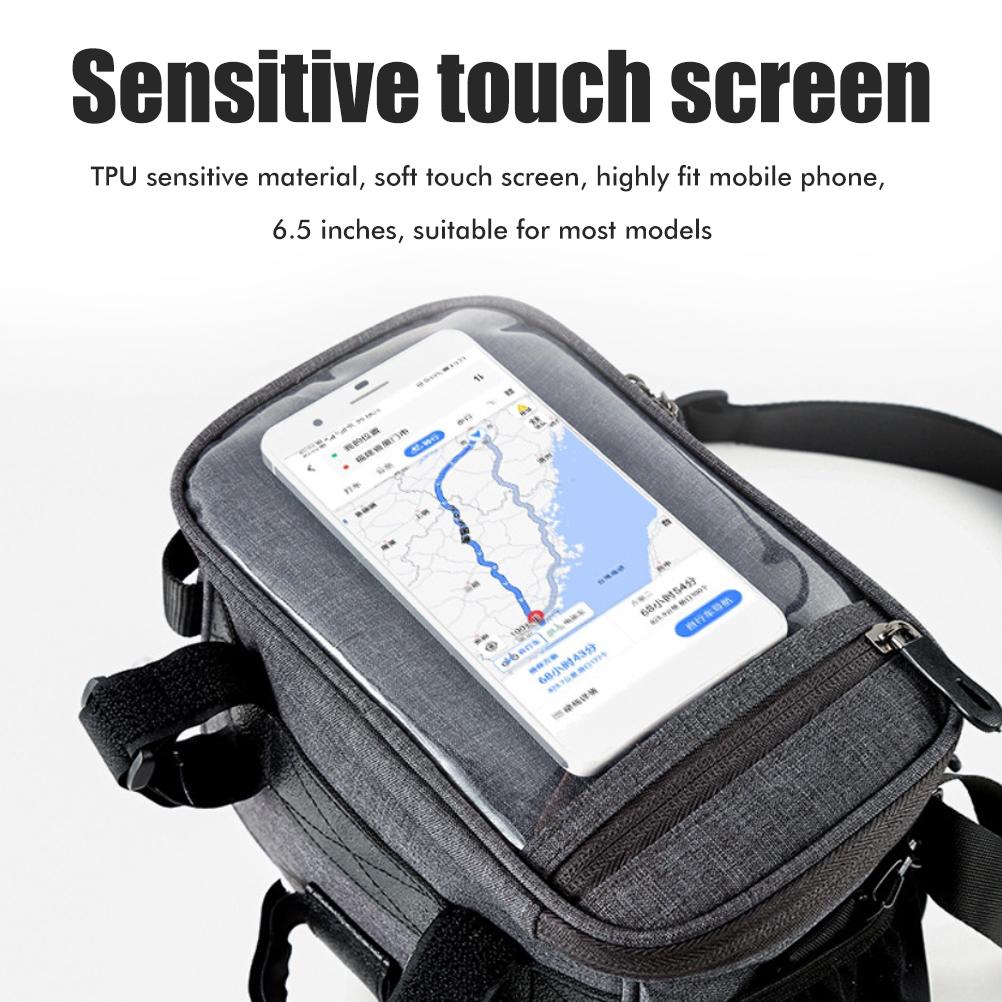 Bike Bag Waterproof Bike Handlebar Bag Scooter Bike Basket Bike Front Bag Cycling Pouch for MTB Mountain Road Bikes