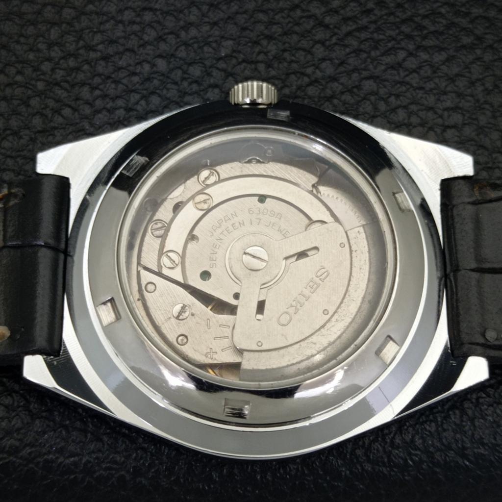 REFURBISHED VINTAGE SEIKO 5 AUTOMATIC 6309A JAPAN MENS SILVER WATCH A440886-9 Sk-a440886-1