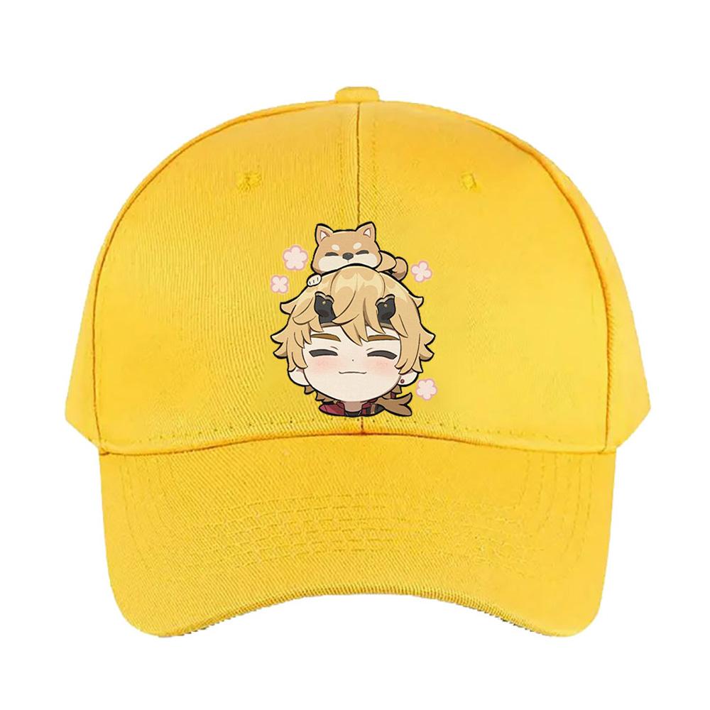 Chibi Thoma Genshin Impact Cap Summer Woman Man Adult Casual Fashion Casual Adjustable Fishing Hat Sun Hat