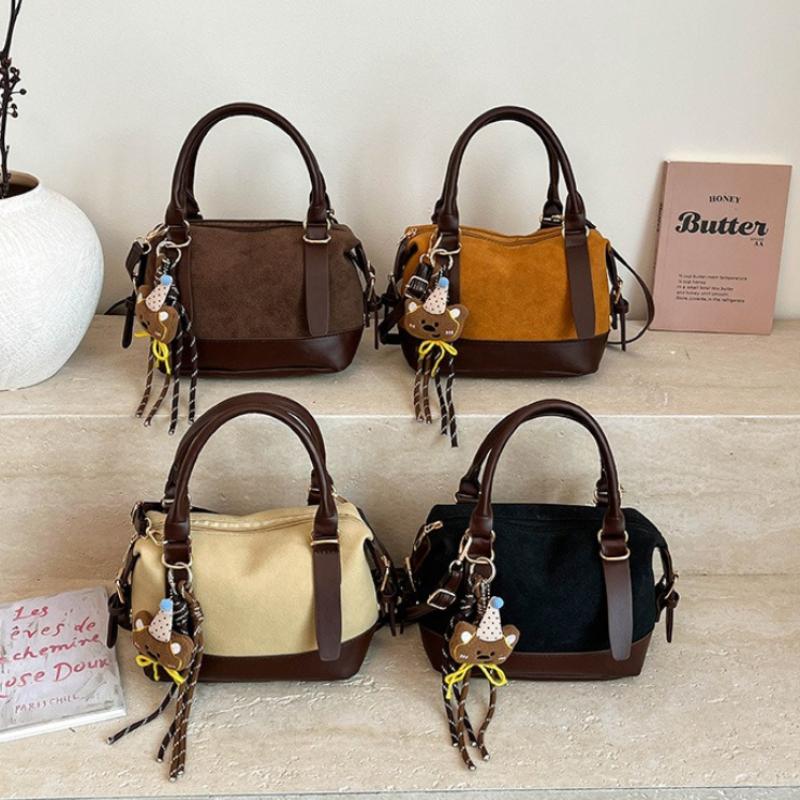 Vintage Patchwork Design Schulter Bost Taschen für Damen Koreanischer Stil Damen Pu Crossbody Tasche Vielseitige Reise Damen Handtaschen