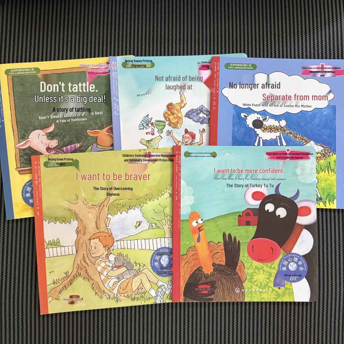 Children s Emotional and Personality Development Storybooks: 5-Volume Set for Ages 3-6 Perfect Bound