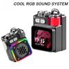 Touch Display RGB Bluetooth Speaker Stereo Surround Speaker Display With RGB Outdoor Subwoofer Desktop Screen LED