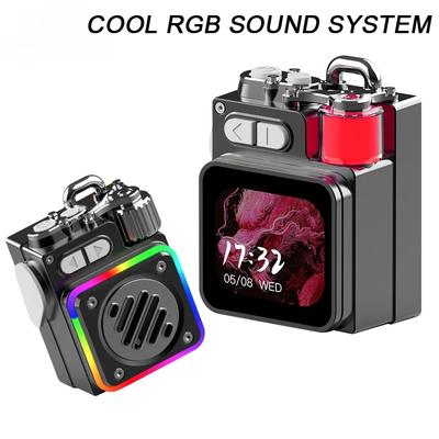 Touch Display RGB Bluetooth Speaker Stereo Surround Speaker Display With RGB Outdoor Subwoofer Desktop Screen LED