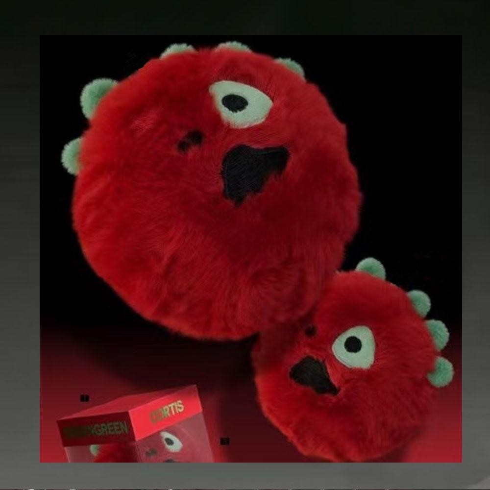 Nuovo portachiavi a forma di palla di peluche Cortisball con lo stesso oggetto di peluche brutto e carino appeso a una catena borsa regalo Martin KONHO JUHOON