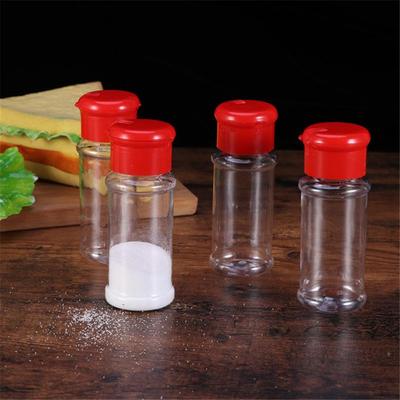 10Pcs 100ml Spice Dispenser Plastic Seasoning Bottle Storage Pepper Jar Bottle
