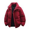 Retro short cotton clothes men's winter stand-up collar jacket trendy brand advanced sense clnf thickened bread clothes women