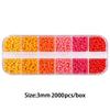 8/10/12/15 Grid Box: Seed Beads, Sequins, Imitation Pearls for DIY Necklaces & Phone Chains