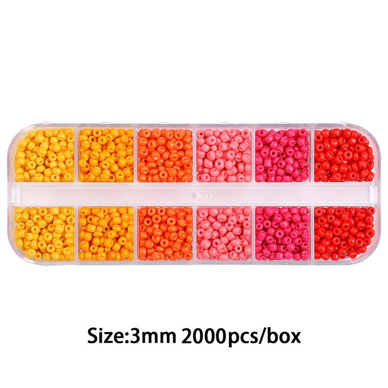 8/10/12/15 Grid Box: Seed Beads, Sequins, Imitation Pearls for DIY Necklaces & Phone Chains