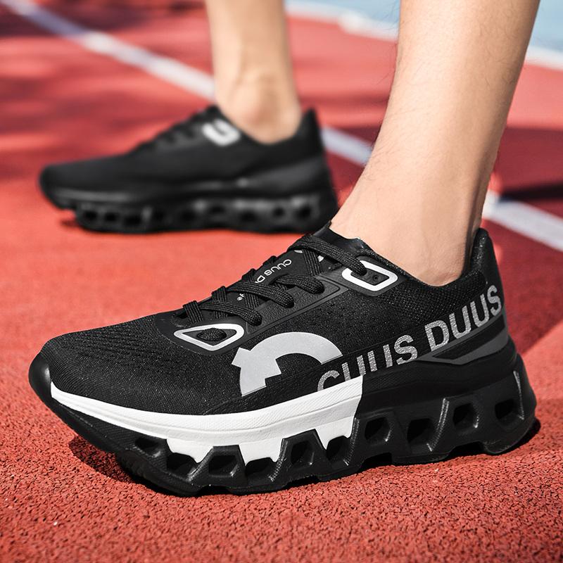 Herren-Laufschuhe, atmungsaktiv, Sport-Sneaker zum Schnüren, bequem, lässig, Wanderschuhe, Sportschuhe für das Training