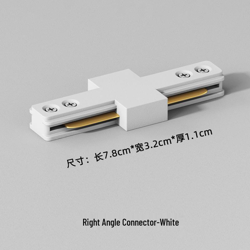 Copper Rail LED Plant Spotlight: Universal Aluminum Track Light Connector, 0.5m Rail