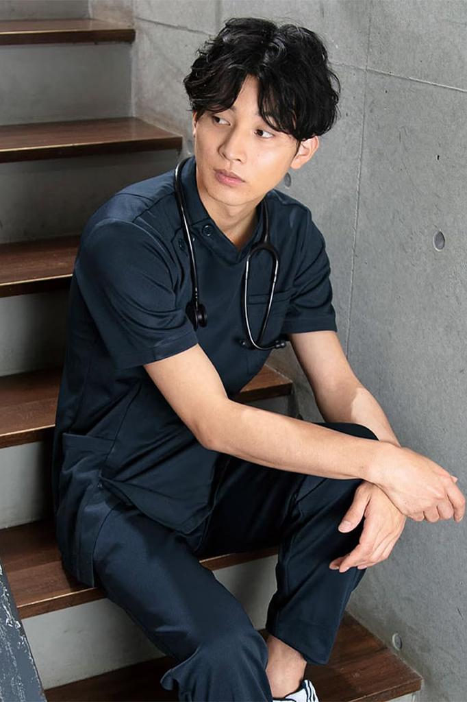 Nursery Active Stretch Stretch Casey Jacket Size for and Dental Use (Men's), L, White, 9097301A, Medical, Nursing,