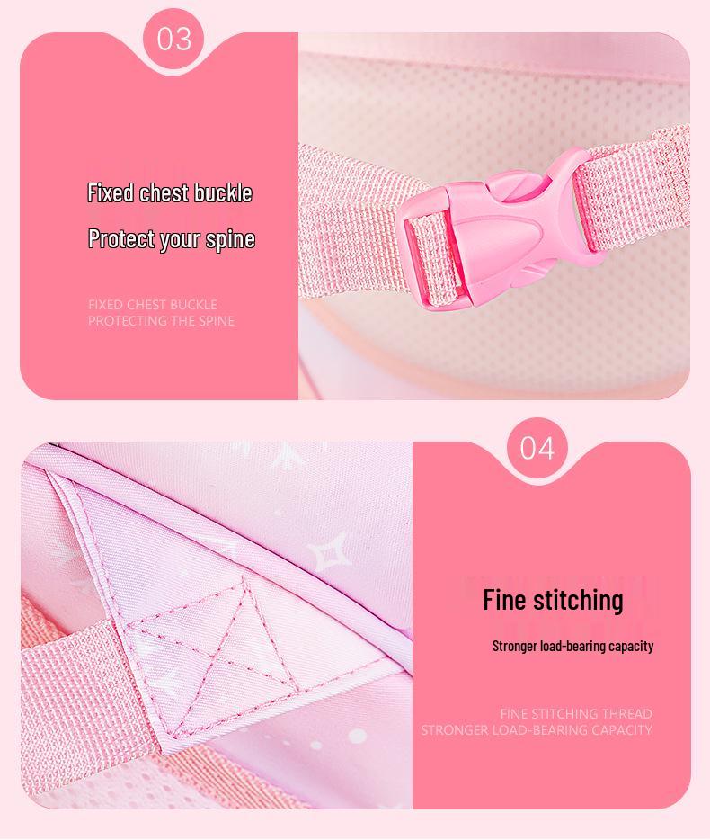 Velký batoh na kolečkách pro dívky 2.-4.-6. třídy, věk 7-12 let, s dvojitými ramenními popruhy