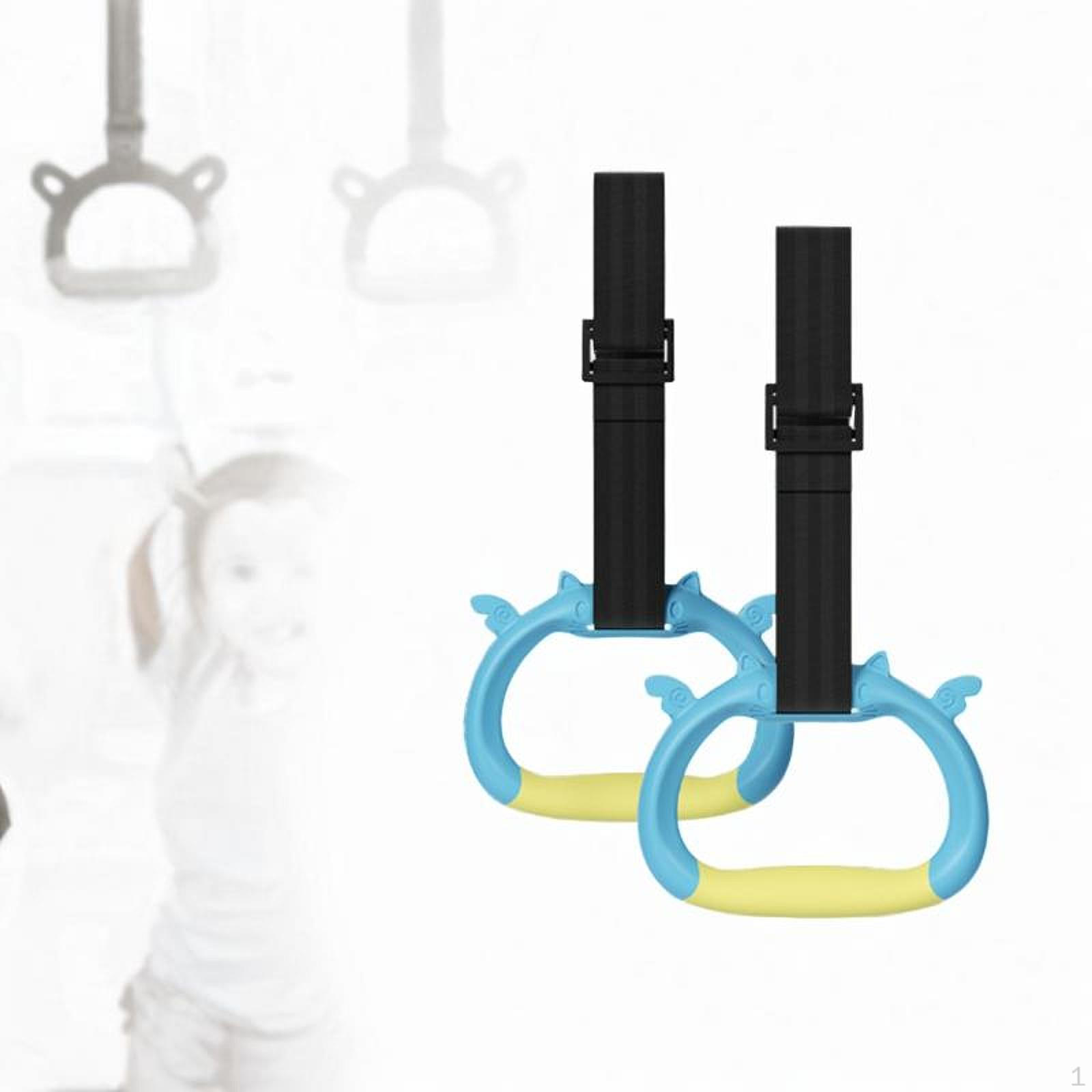 

2 шт. Гимнастические кольца для упражнений для детей Многофункциональный тренажерный зал Подтягивание Полный синий