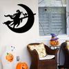 Metal Witch Door Hanger Halloween Decor