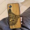 Natural Bamboo Wood Animal Print Case For Xiaomi 14T 13T 11T 12T Pro 13 14 15 Ultra Cover For POCO F7 Pro F5 F6 X3 X5 X6 X7