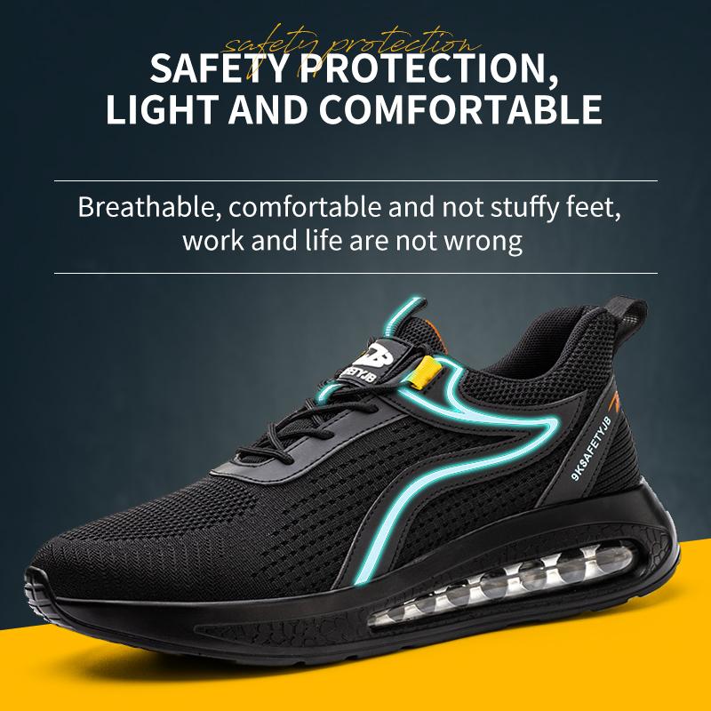 New Safety Shoes Anti Impact Anti Puncture Labor Protection Shoes