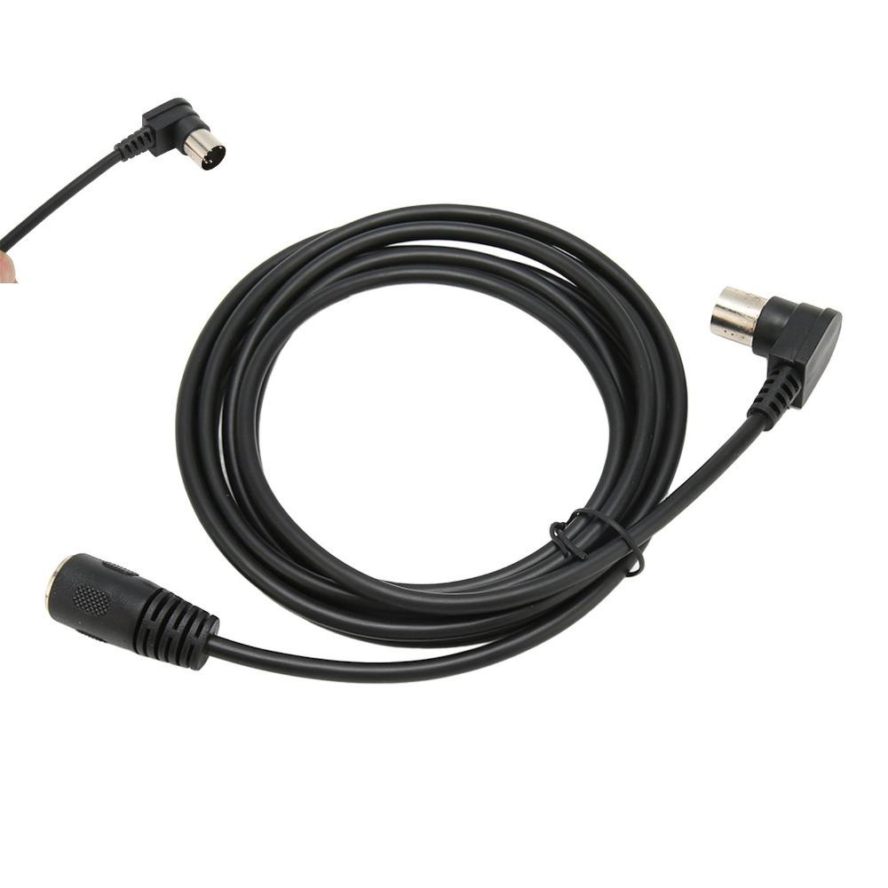 Flexible 5 Pin DIN Male To Female Adapter Cable Plug and Play Right Angle Adapter  Synthesizer