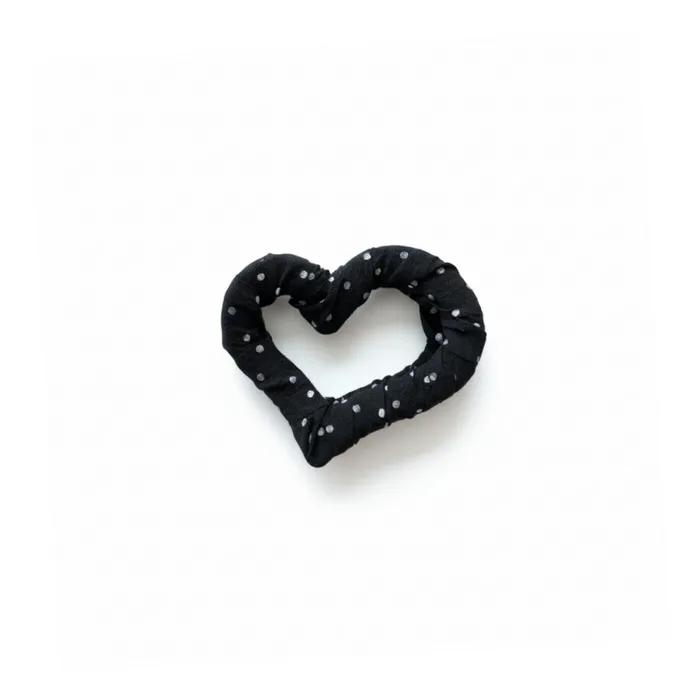 Dot Heart Hair Claw