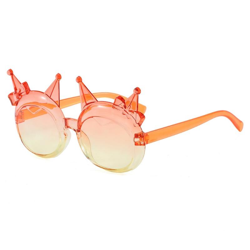 Children'S Transparent And Cute Sunscreen Sunshade Glasses New Style Fashionable Male And Female Baby Bow Sunglasses