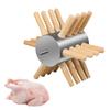 Chicken Plucker Poultry Plucking Machine Stainless Steel Feather Plucker with Rubber Fingers Easy Safe Poultry Defeathering Tool