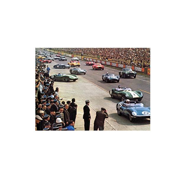 Solid Wood Frame 24 Hours Of Le Mans Original Race Car Poster Print On Canvas Wall Art Painting Picture For Living Room Home Decoration