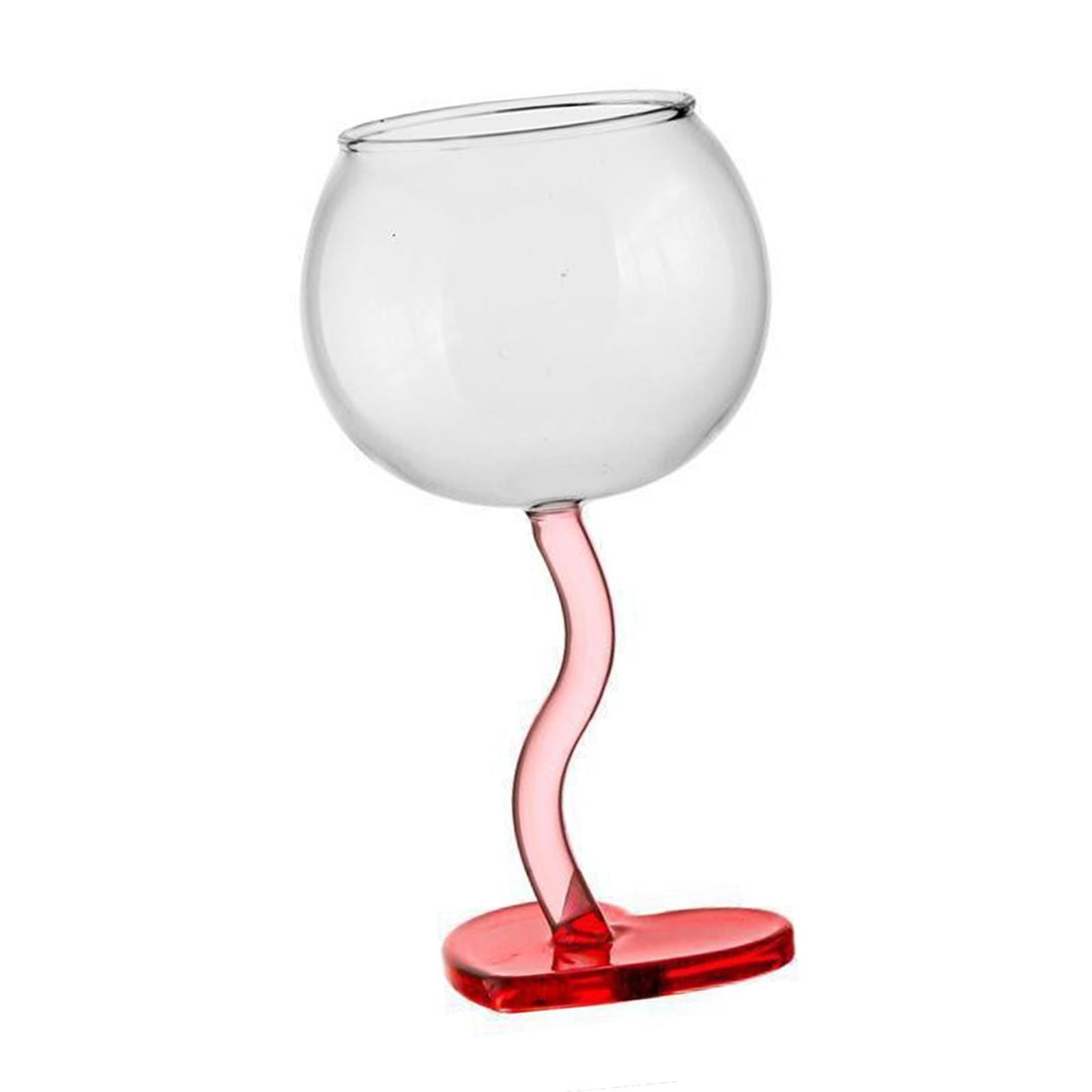 

Бокалы для вина на День святого Валентина с уникальным дизайном в виде красного сердца на дне, идеально подходят для романтических ужинов и особых случаев A