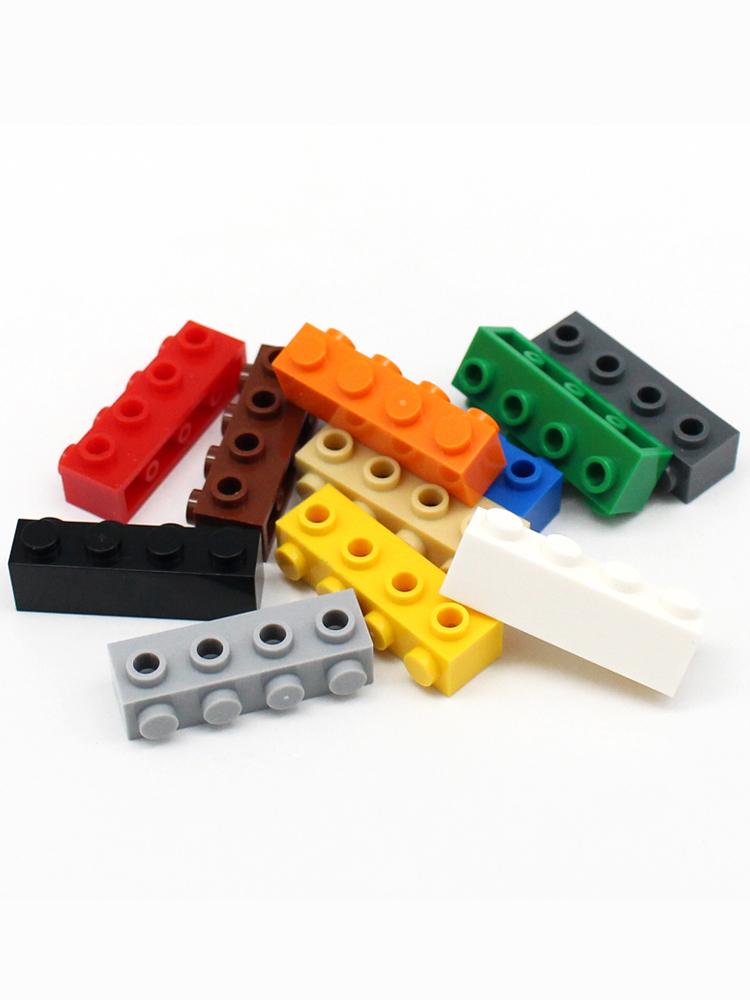 20pcs MOC Compatible 30414 Brick Modified 1x4 with Studs On Side Building Blocks Bulk DIY Assembles Parts Construction Toys