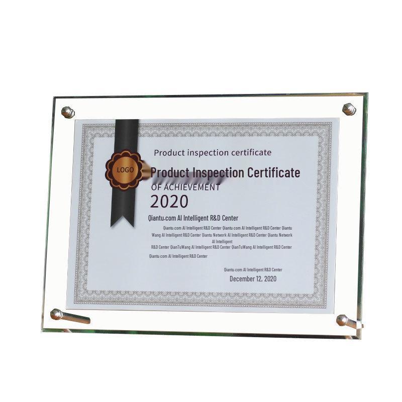 Acryl Kristallen Fotolijst - 6x7 Inch Transparant Tafelblad Display