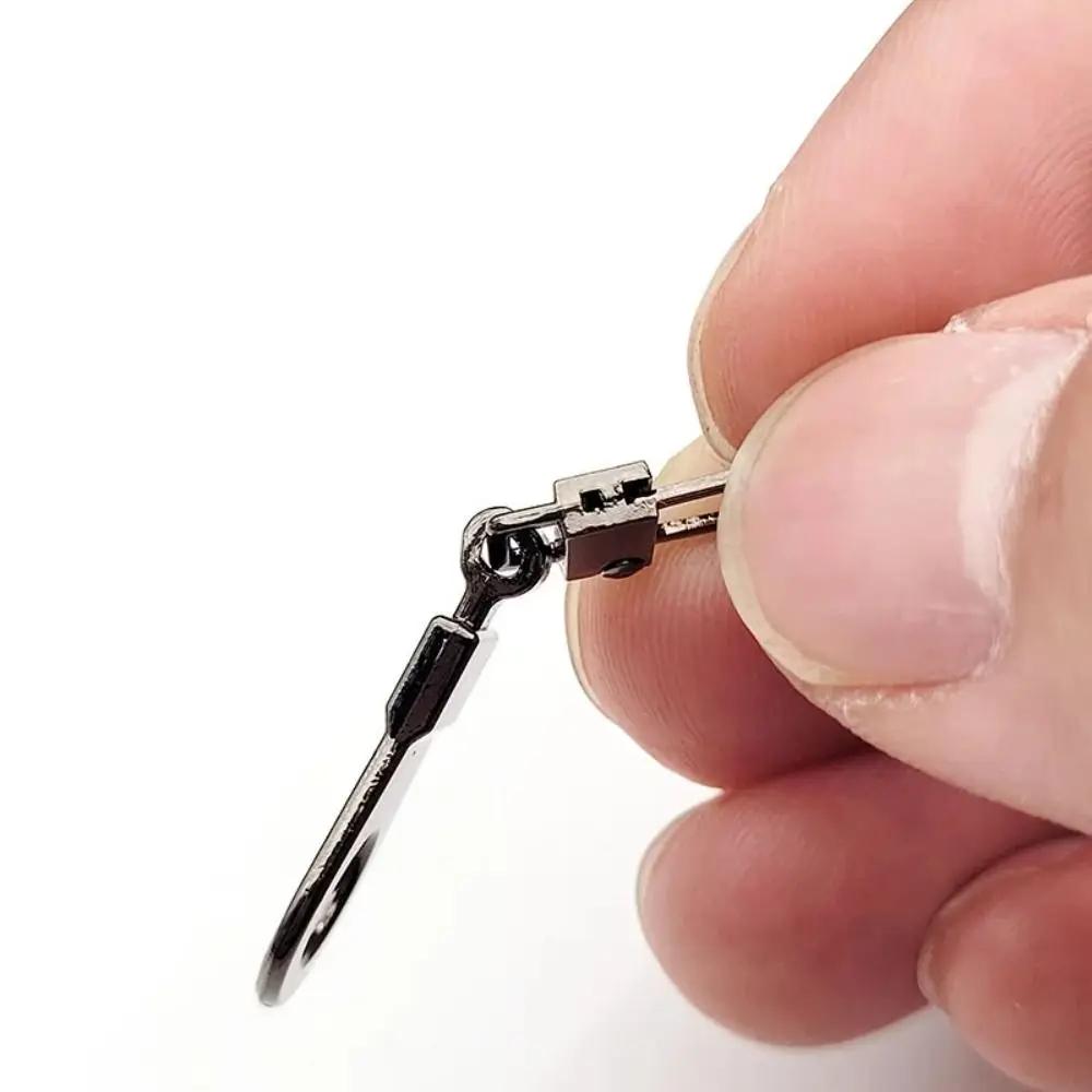 5 Stück Ersatz-Metallreißverschluss Abnehmbar DIY Nähen Ersatz-Lasche Reißverschluss Rucksäcke Geldbörsen Reparatur Reißverschluss-Schieber Kopf