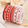 Valentines Ribbon Ribbon For Wreaths Flowers Bouquets Heart Ribbon For Gift Wrap
