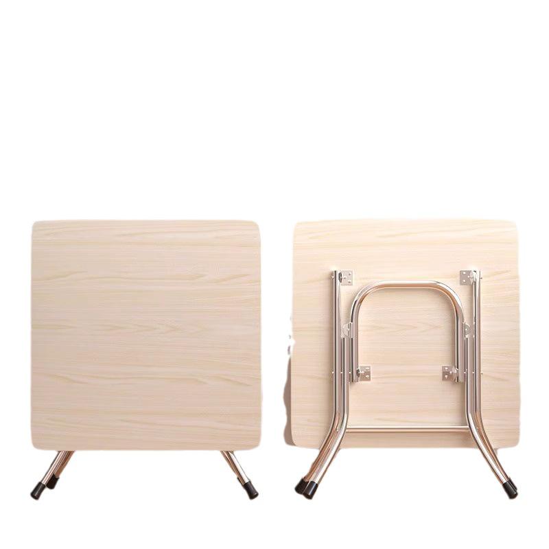Compact Folding Dining Table for Small Spaces - Indoor/Outdoor Use, Square & Round Options Available