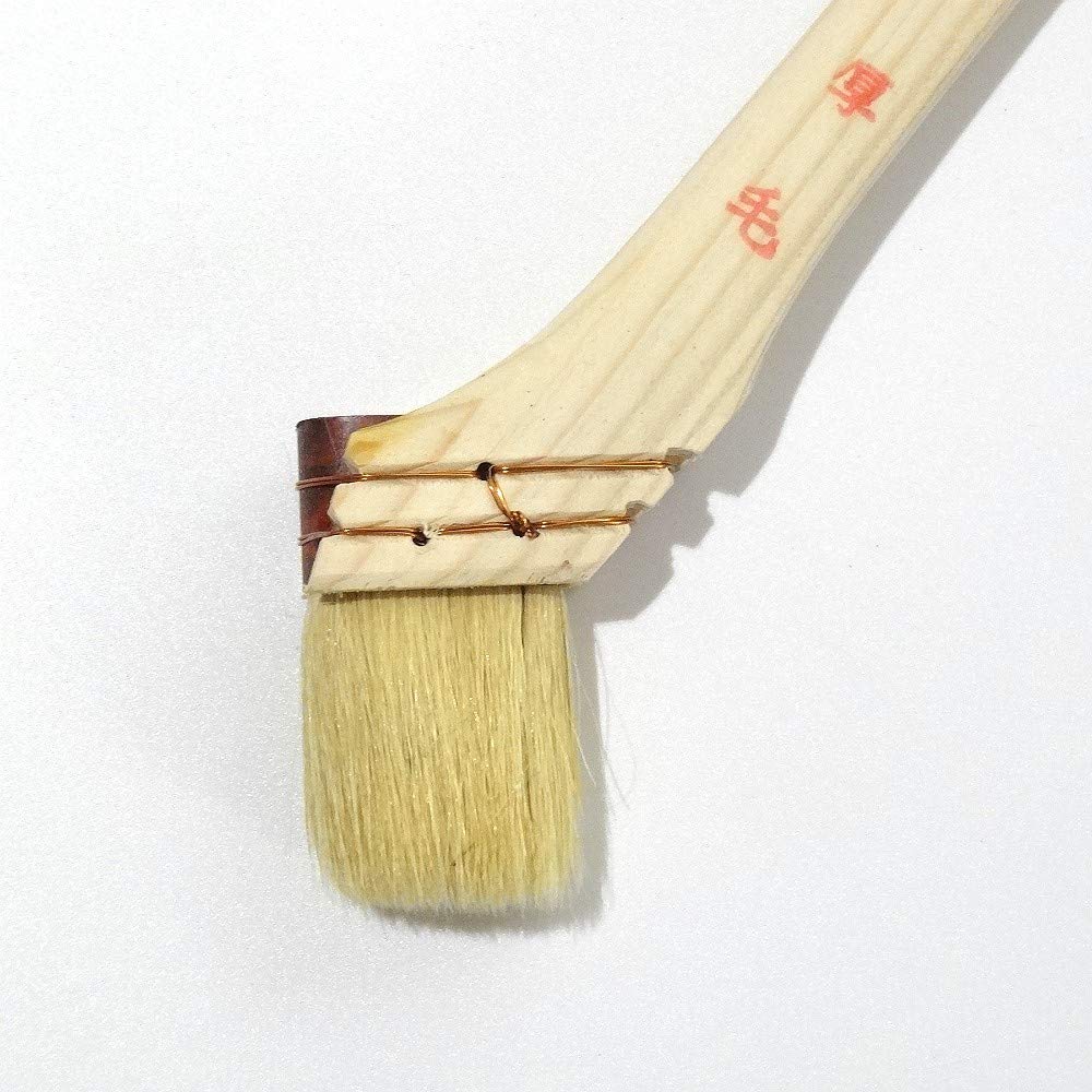 Hakeichi Paint Special Goat Tail Set of 10 Oil-Based Brushes, White, Medium-Length, Price, Hair, Yano, 30mm,