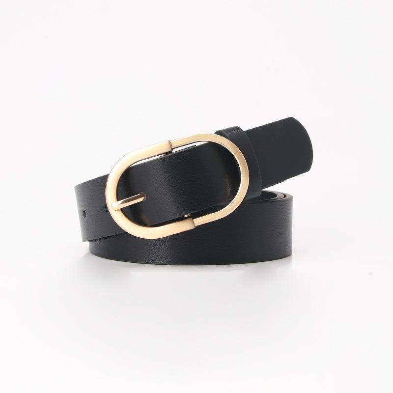 New Simple and Versatile Fashion Pin Buckle Women's Belt Casual Korean Version Belt Women's Decorative Jeans Belt