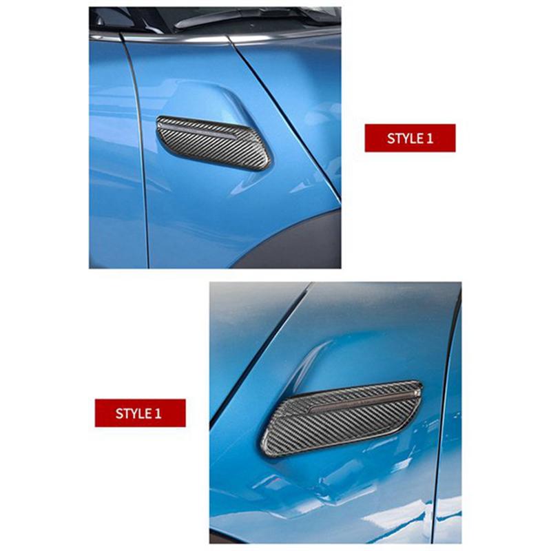 Car Turn Signal Sticker Carbon Fiber Side Turn Signal Cover For MINI Cooper F55 F56 F57 2025 2025