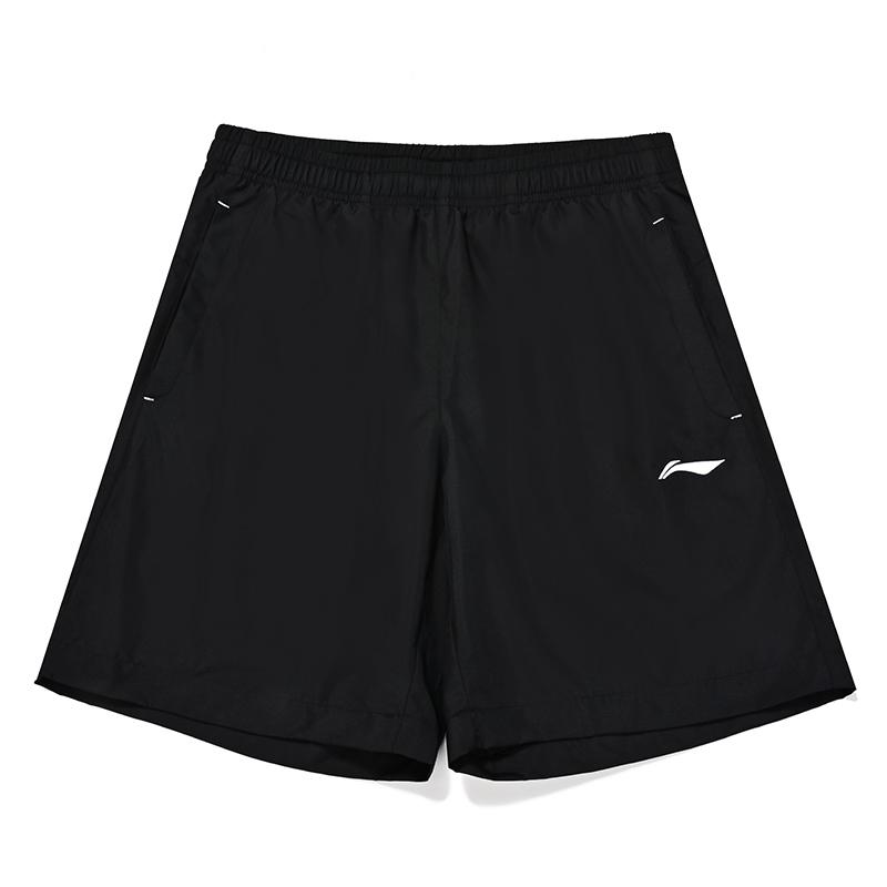 

Li-Ning Solid Color Quick-Dry Casual Sports Shorts Men shorts Black YKST065-1 3XL