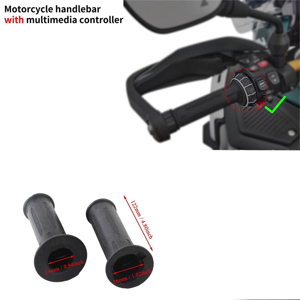 Motorcycle Handle Bar Grips Rubber For BWM Handlebar with Multimedia Controller