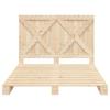Solid Wood Bed with Headboard 140 x 200 cm Pine