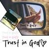 Trust in God Car Rearview Mirror Sticker Car Rearview Window Inspirational Ideal Decal Sticker Christian Vinyl Gift Mirror P8L1
