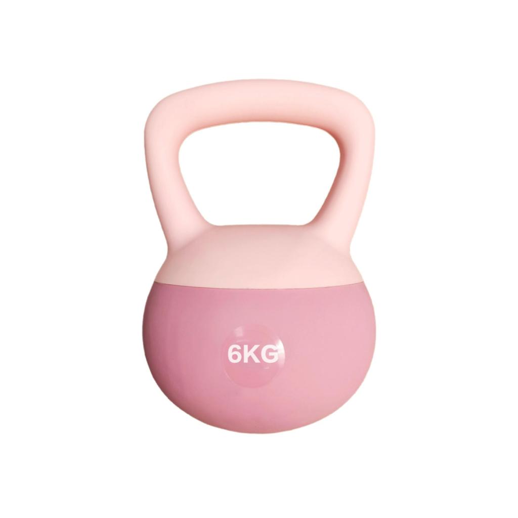 Farbige weiche Kettlebells für das Heimtraining 2,5-10 kg - Ideal für das Gesäßtraining bei Frauen und Kniebeugen bei Männern.