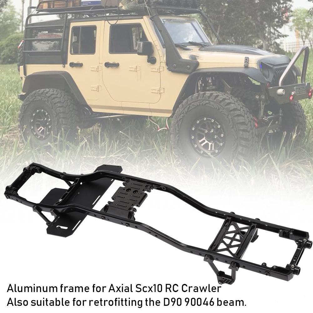 for Scx10 1 10 4WD RC Crawler 313mm Wheelbase RC Frame for AXIAL Wrangler 90046 D90