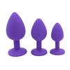 Silikon analplugg Booty Beads Krystallsmykker Sexleketøy Voksenprodukter Butt Plugs