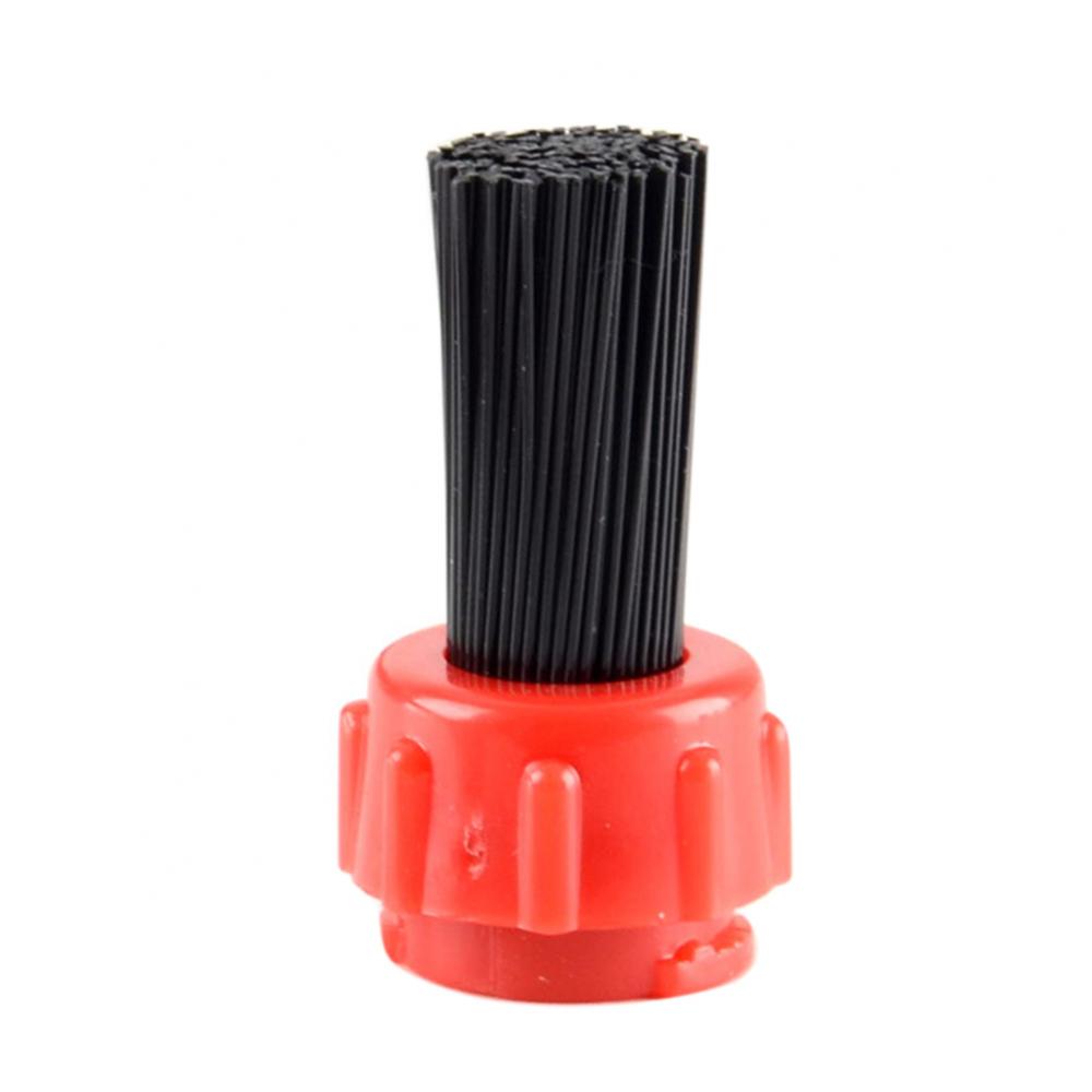 Double Head Coffee Brush Espresso Coffee Machine Cleaning Brush Machine Coffee Grime Cleaning Brush Curved Cleaning Brush Spoon