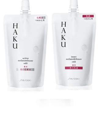 Shiseido HAKU Active Melano Releaser/Inner Melano Defender Lotion and Emulsion Refill Set